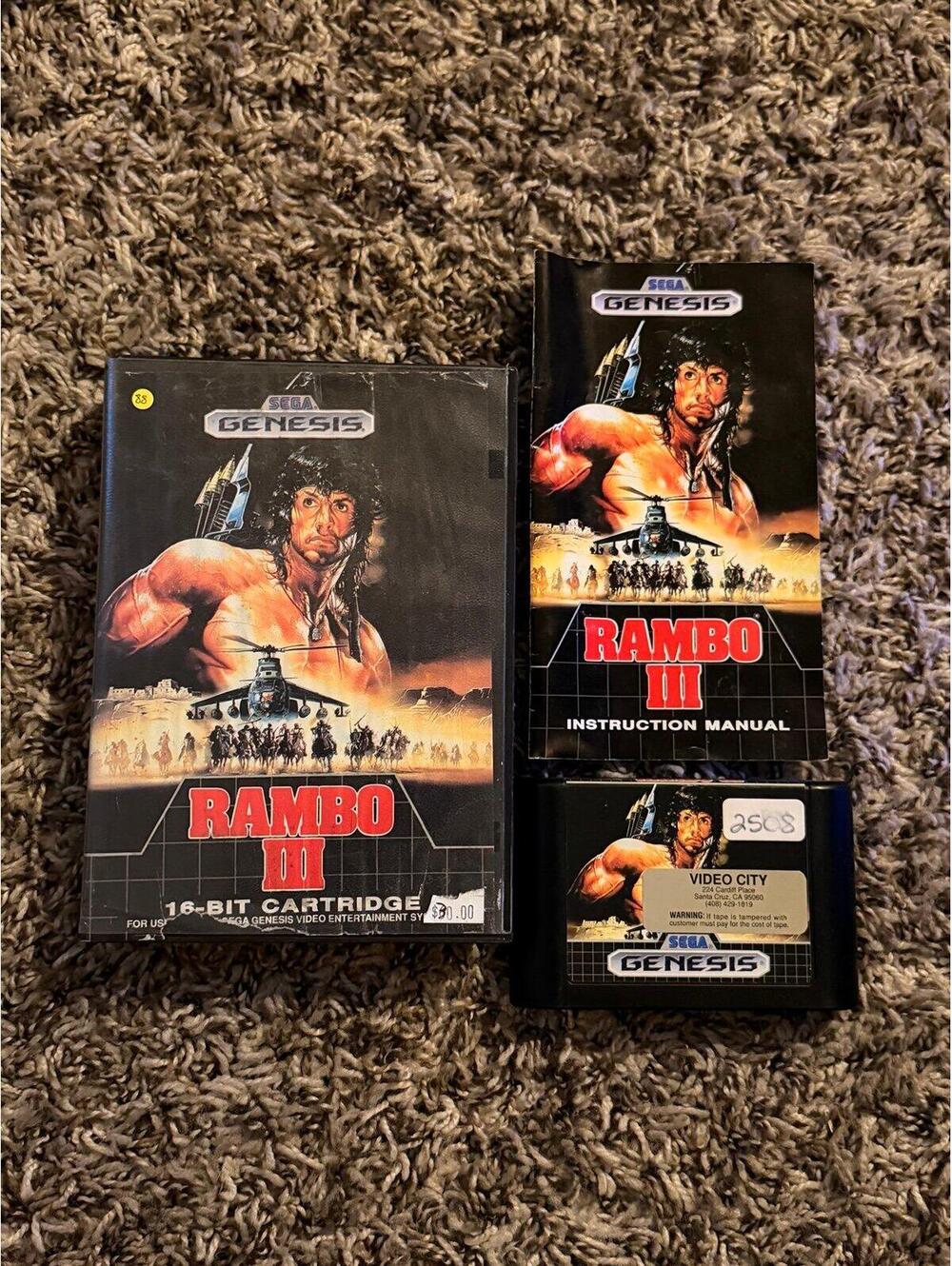 Rambo 3 for Sega Genesis